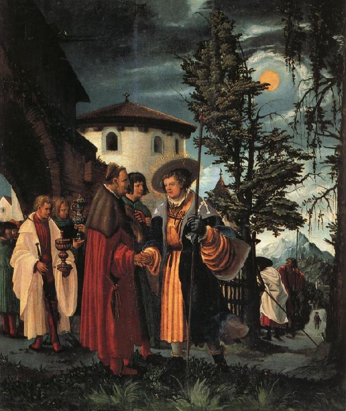Albrecht Altdorfer The Departure of St.Florian Spain oil painting art